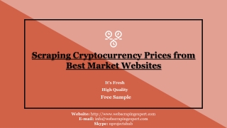 Scraping Cryptocurrency Prices from Best Market Websites