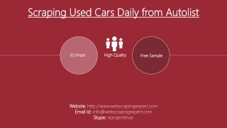 Scraping Used Cars Daily from Autolist