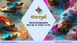 Starryai App Online Presentations Channel