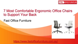 7 Most Comfortable Ergonomic Office Chairs to Support Your Back