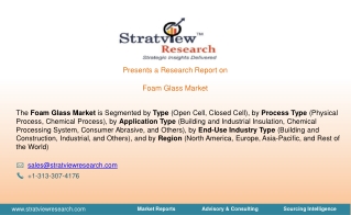 Foam Glass Market Size, Share, Trend, Forecast, & Industry Analysis