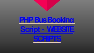 Readymade Bus Booking Script - Scriptstore.in