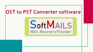 OST to PST Converter software