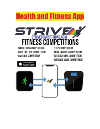 Health and Fitness App