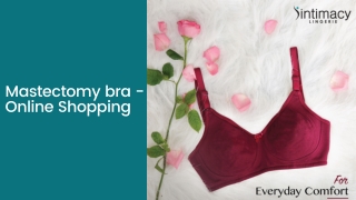 Mastectomy, Bra - Online Shopping