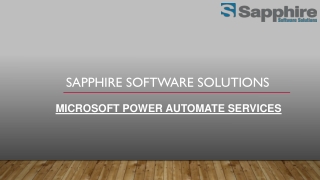 Microsoft Power Automate Solutions | Power Automate Services in India, USA