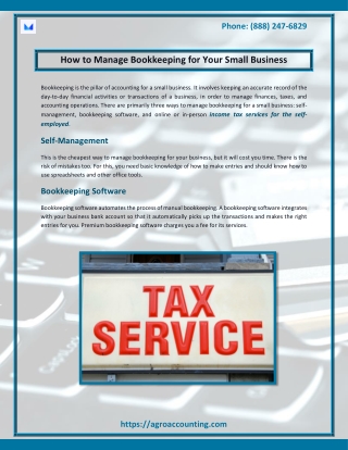 How to Manage Bookkeeping for Your Small Business