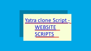 Best Yatra Clone Script - Scriptstore.in