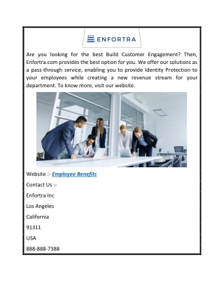 Get Employee Benefits  Enfortra