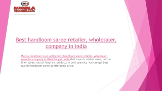 Get online best handloom saree retailer, wholesaler, company in india - Copy