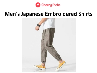 Men's Japanese Embroidered Shirts