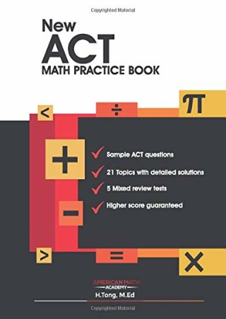 DOWNLOAD New ACT Math Practice Book