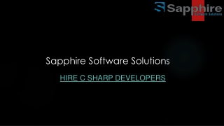 Hire C Sharp Developers | C# Programmer | C# Developers in India, USA