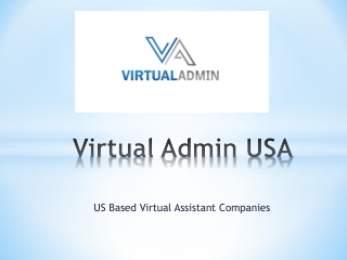 Virtual Assistants