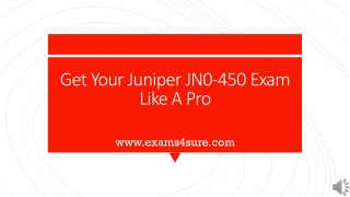 JN0-450 Prep Exam