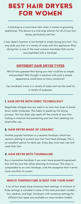 Best Hair Dryers for Women