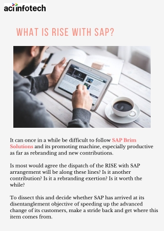 What Is RISE with SAP
