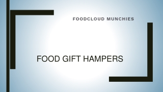 Get the Best Food Gift Hampers
