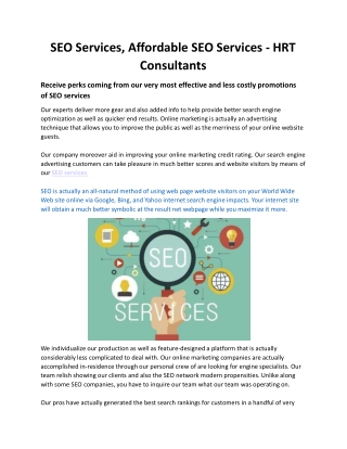 SEO Services