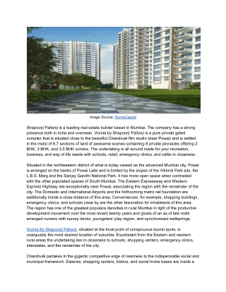 Vicinia by Shapoorji Pallonji - Say hello to a good life