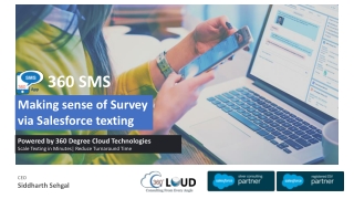 Making Sense of Survey via Salesforce texting
