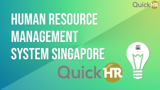 Human resource management system Singapore