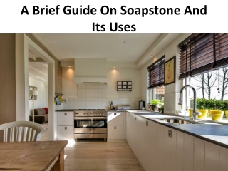 List of the uses of Soapstone Powder