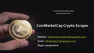 CoinMarketCap Crypto Scraper