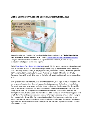 Baby Safety Gate and Bedrail Market