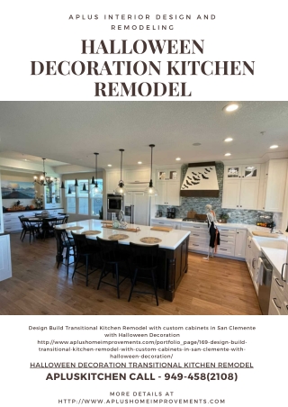 Halloween Decoration Kitchen Remodel