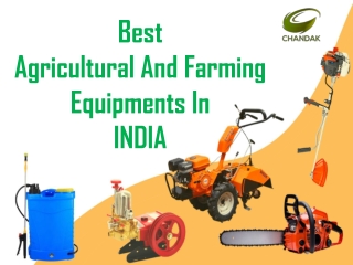 Best Agricultural And Farming Equipments In India