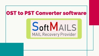 OST to PST Converter software