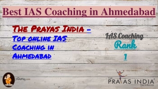 Top IAS Coaching in Ahmedabad