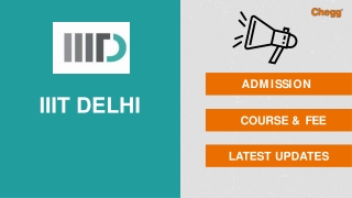 Indraprastha Institute of Information Technology