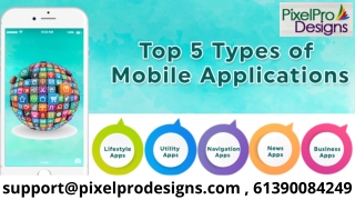 Different Types of Mobile Applications
