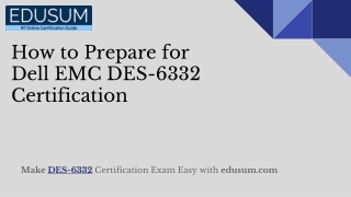 DES-6332 | Free Exam Questions | DES-6332 Syllabus | DES-6332 Study Gu