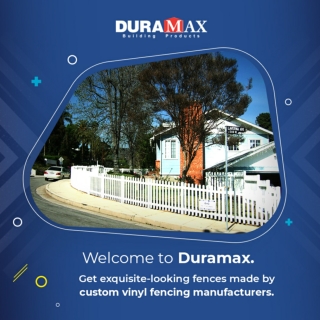 Custom vinyl fencing manufacturers at Duramax get you beautiful fences