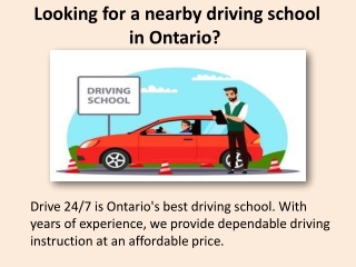 drive247 best professional driving school