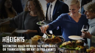 Distinctive Rules to Rock the Corporate or Thanksgiving or Any Office Events