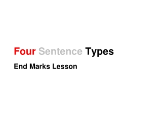 Four Sentence Types