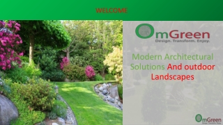 Modern Architectural Solutions And outdoor Landscapes | Omgreenoman