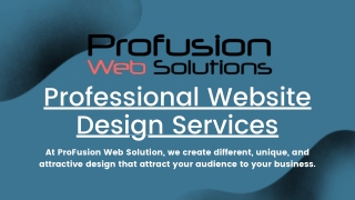 Professional Website Design Services