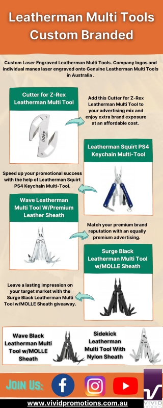 Buy Custom Laser Engraved Leatherman Multi-Tools