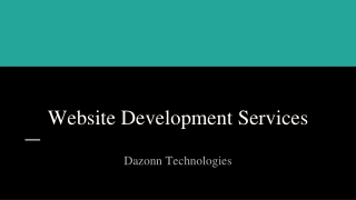 Website Development Services