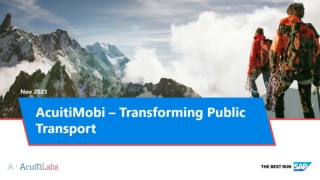AcuitiMobi – Transforming public transport