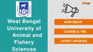 West Bengal University of Animal and Fishery Sciences