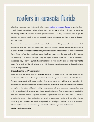 roofers in sarasota florida