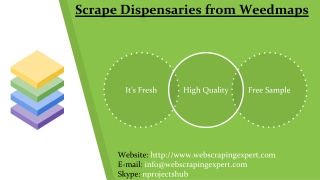 Scrape Dispensaries from Weedmaps