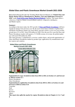 Global Glass and Plastic Greenhouse Market Growth 2021-converted