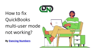 How to fix QuickBooks multi-user mode not working?